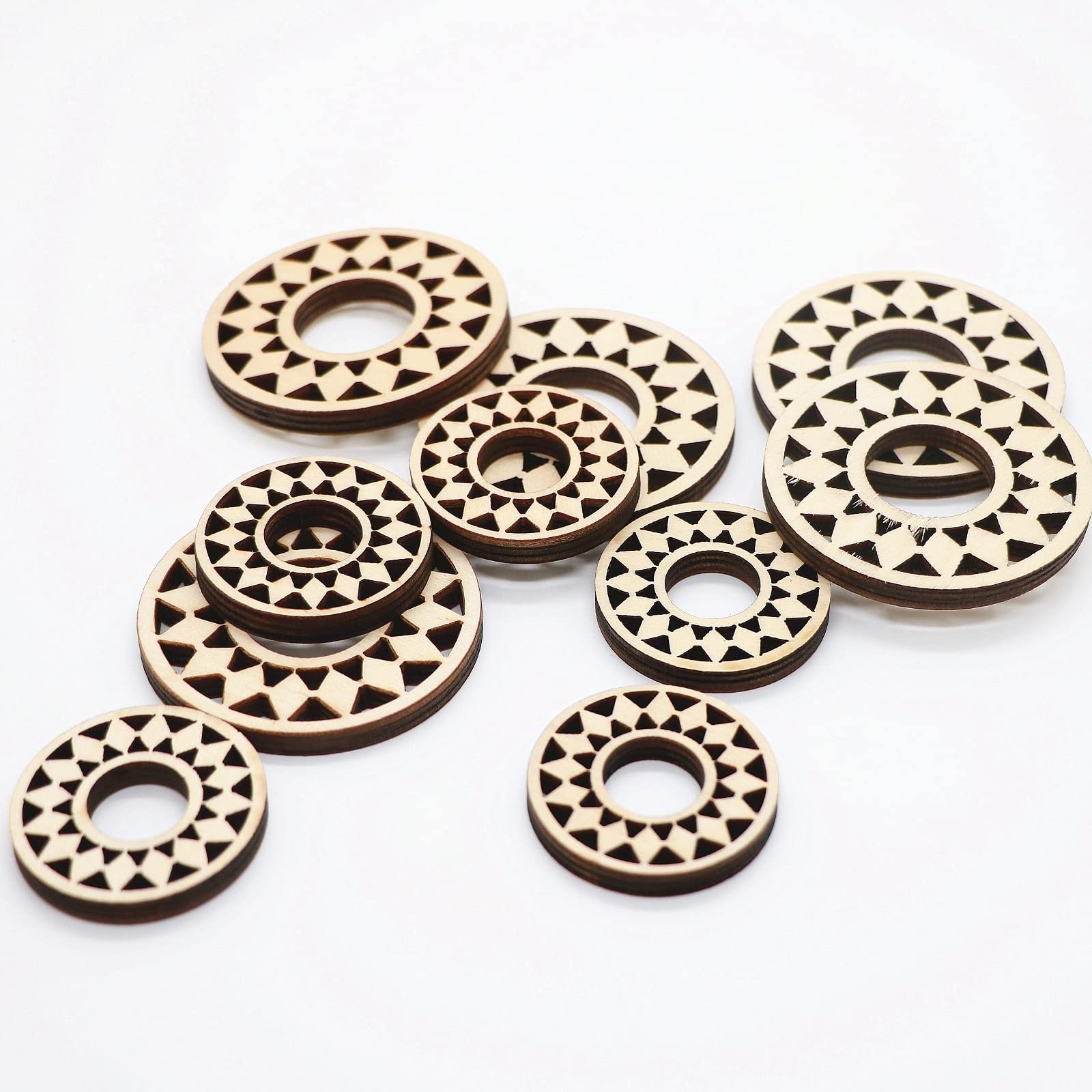 10 PCS Wood Crystal Ball Stand for 20 – 100 mm Sphere, Wooden Sphere Holder, Cry