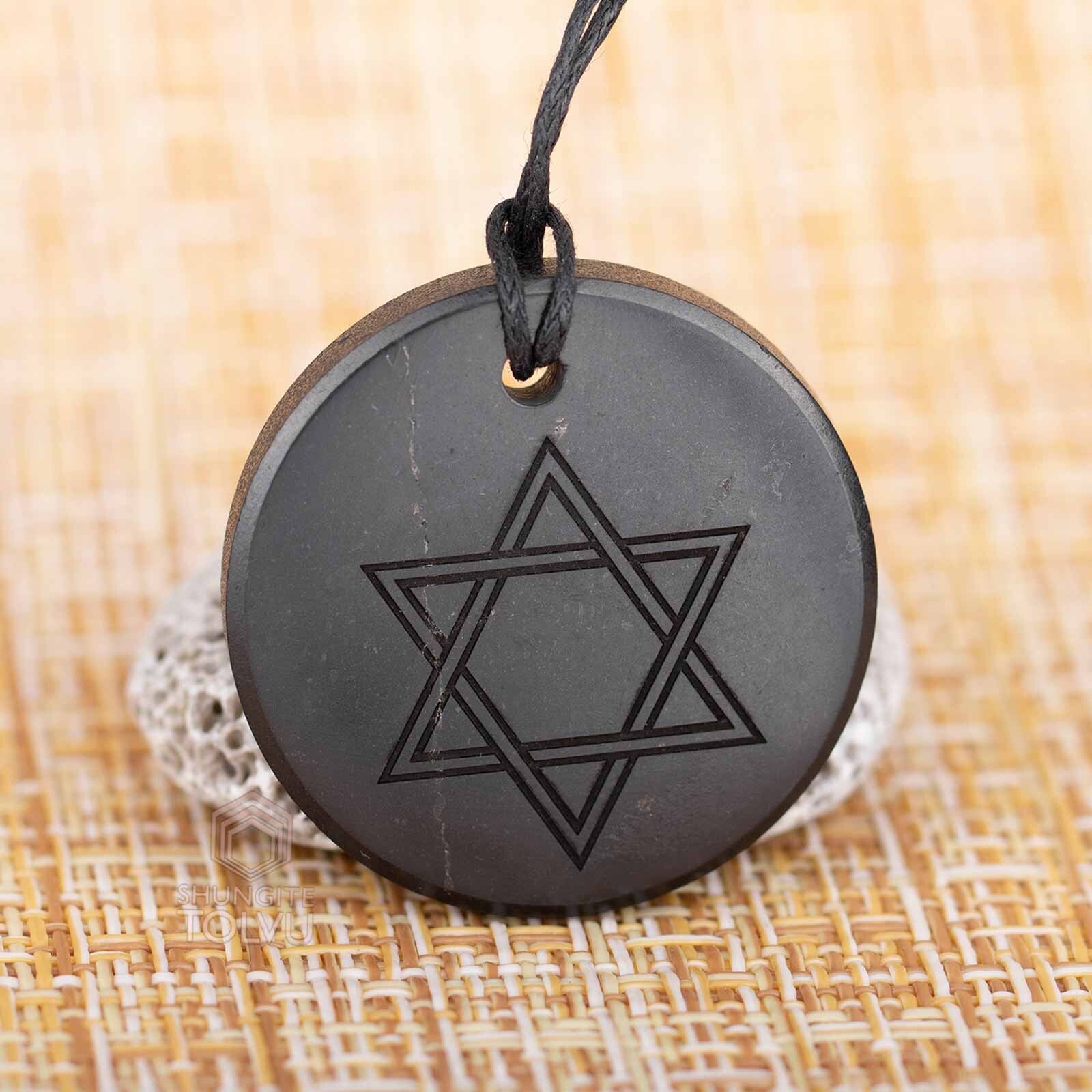 Pendants Amulets made of Natural stone, Russian Shungite, EMF protection, Tolvu