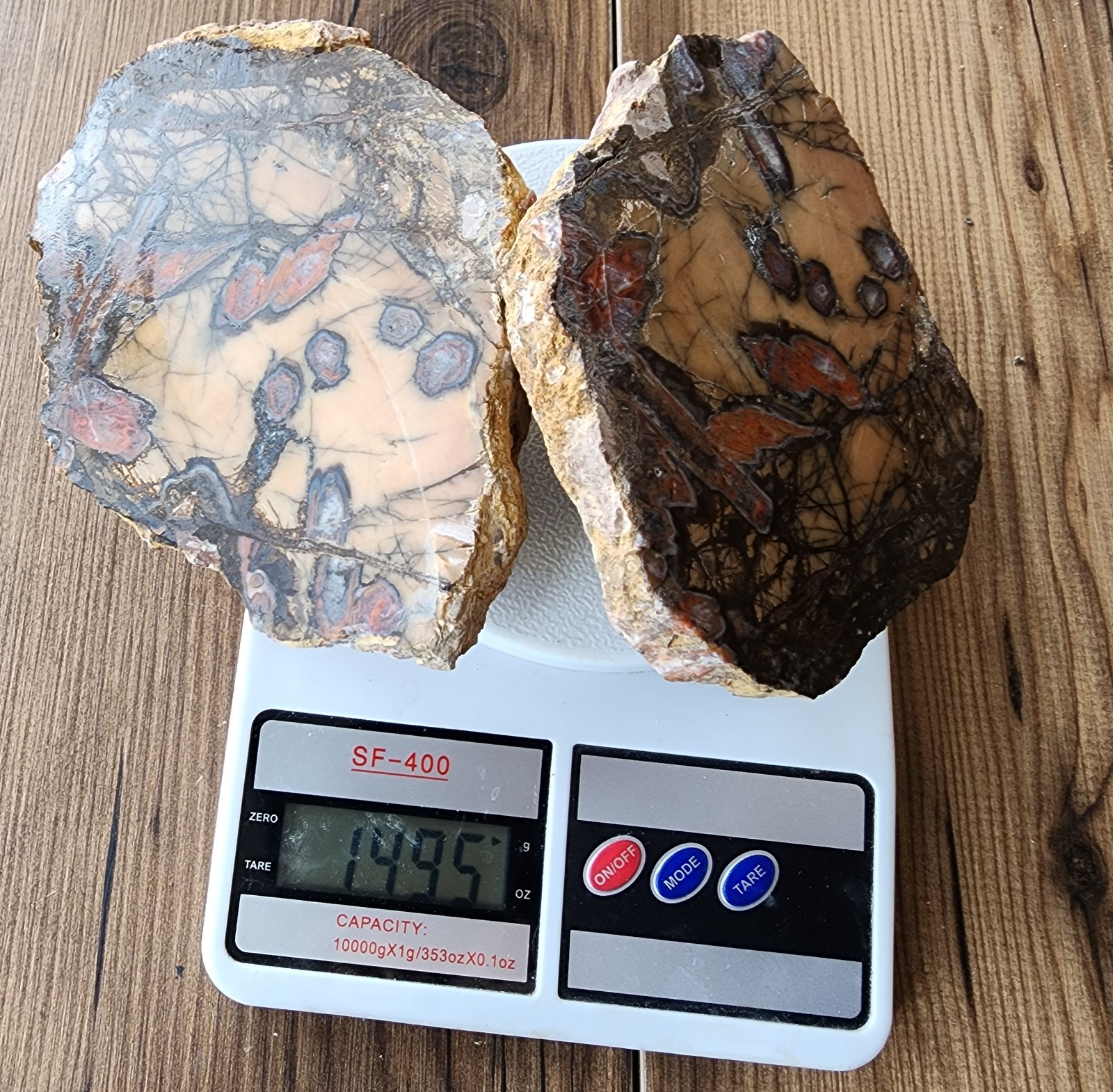 3.3 lbs (1.5 kg) Unpolished Agate, Almus Agate, Large Agate Pair, アゲートのペア, العقي