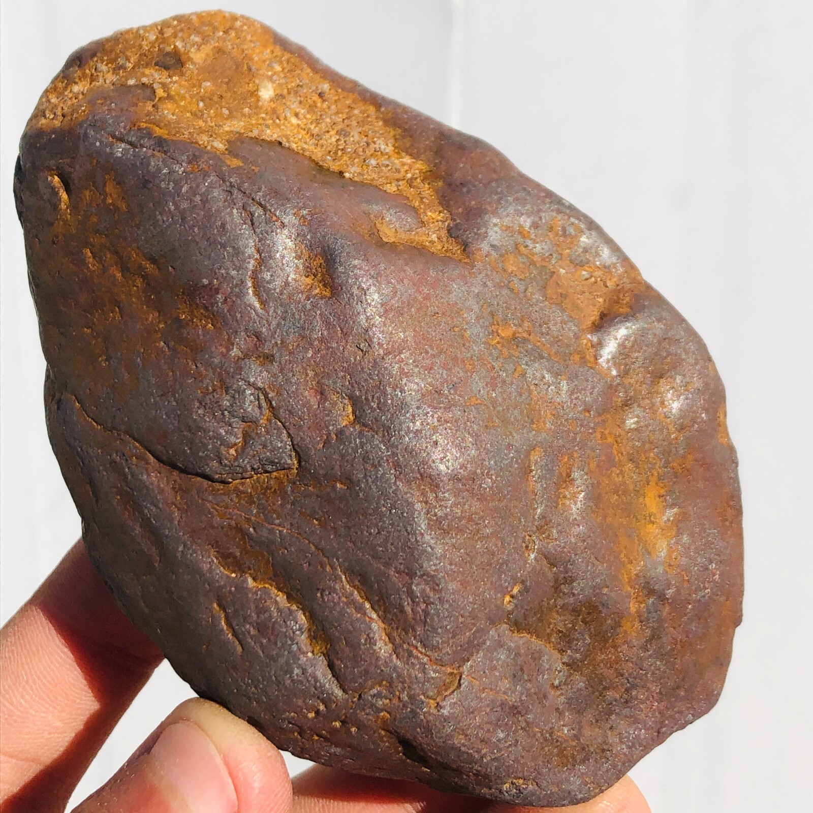 1.62lb STONY IRON H CHONDRITE METEORITE Polished Carved Space Rock Specimen