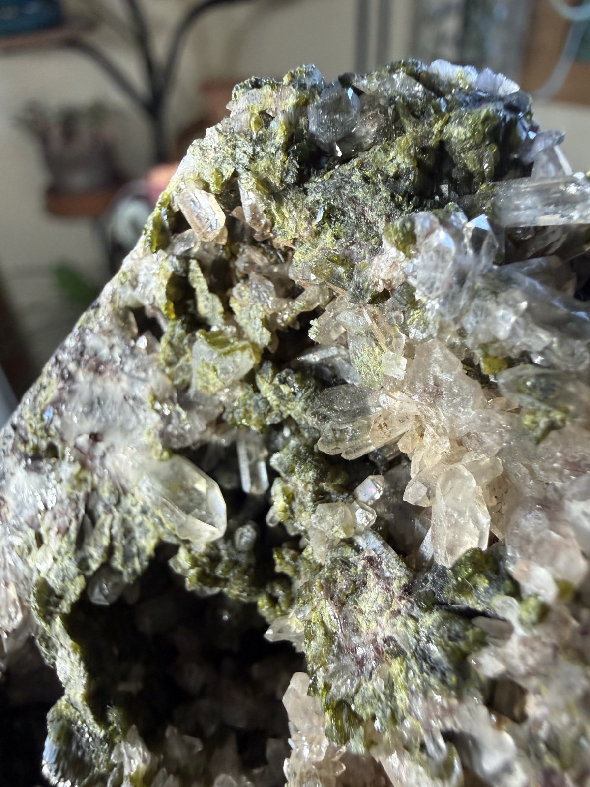 Turkish Epidote & Quartz Specimen with Cavities – 6.81 oz