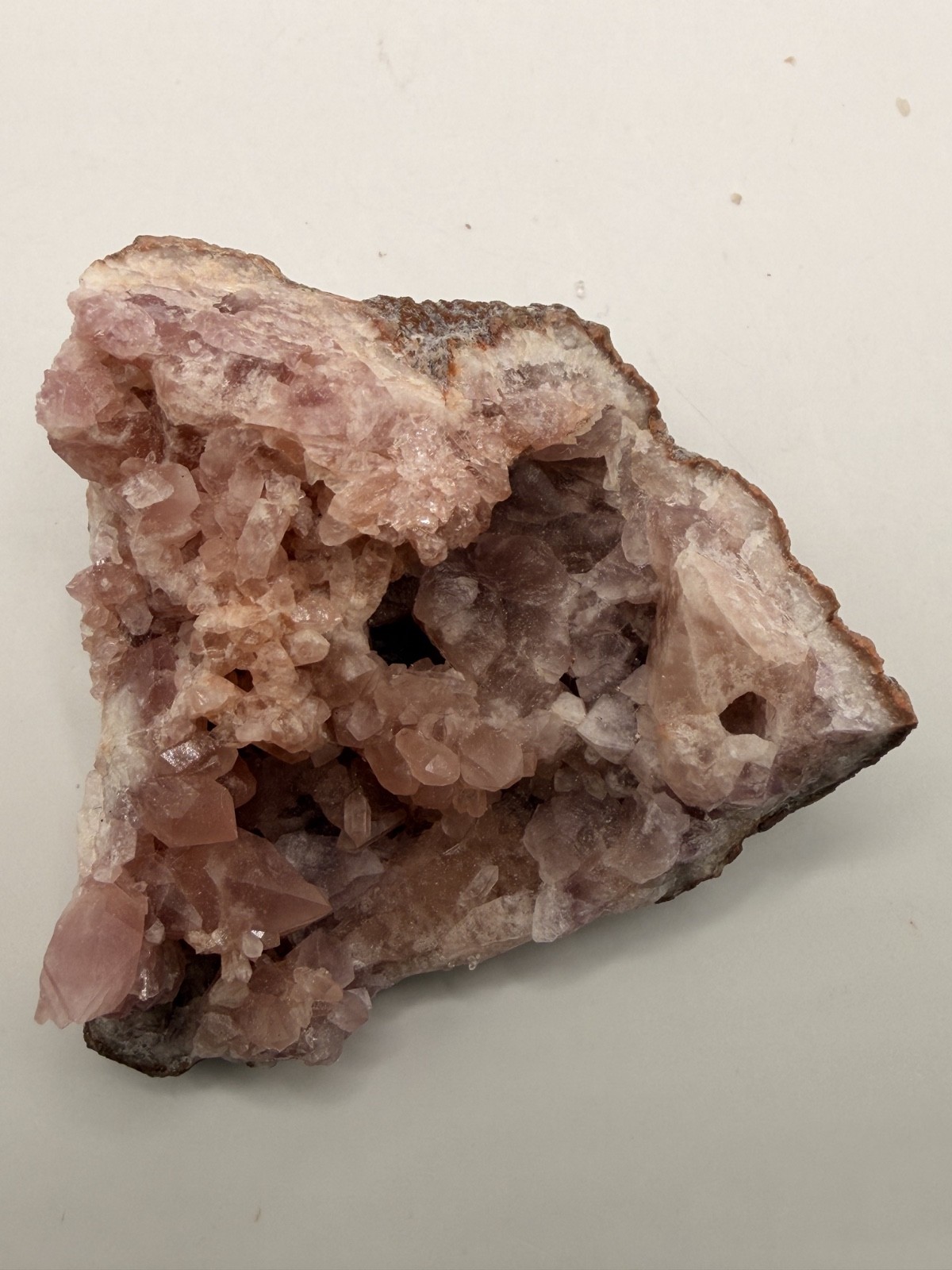 Pink Amethyst Druzy Cluster approx 2 inch Argentina Healing Crystal