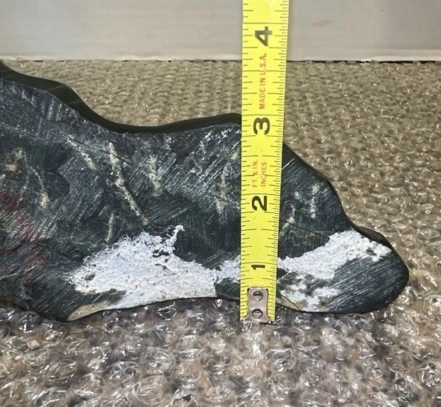 Vintage Japanese Suiseki Bonsai Viewing Stone Mountain Peaks Smooth No Stand