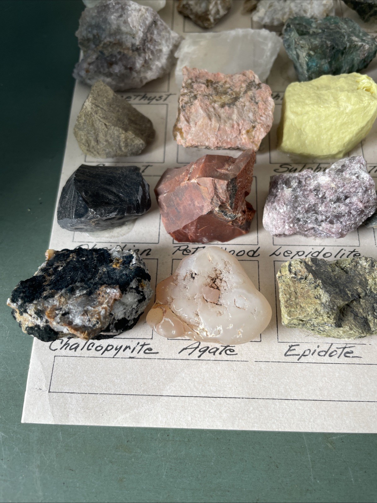 VTG Mineral Specimens from the Desert & Mines 35 Samples Humble Minerals No Box