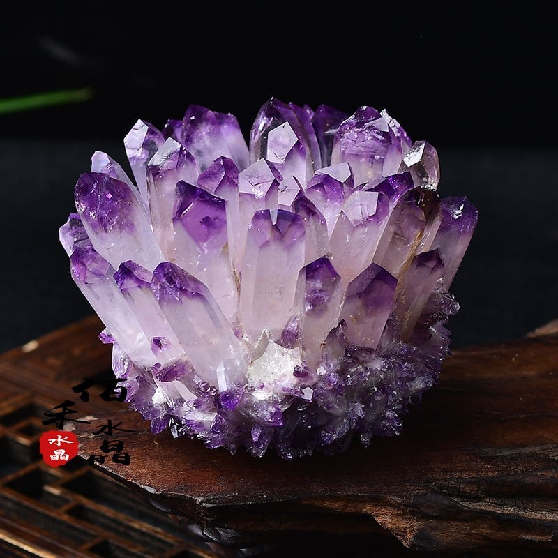 200-300g Raw Amethyst Crystal Quartz Cluster Specimens Healing Reiki Ornaments