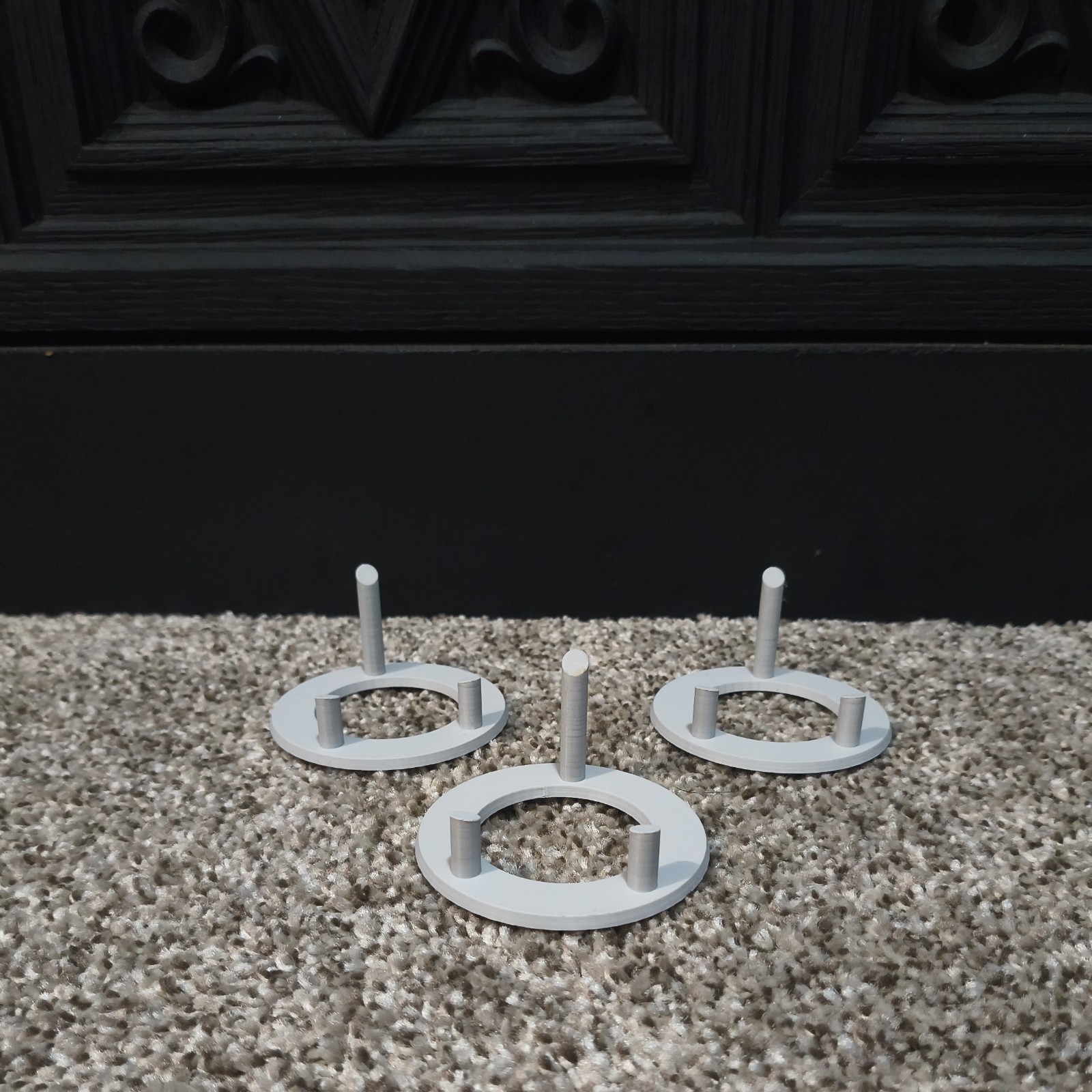 Geode Crystal Display Stand Set of 3 ring holder 3D Printed