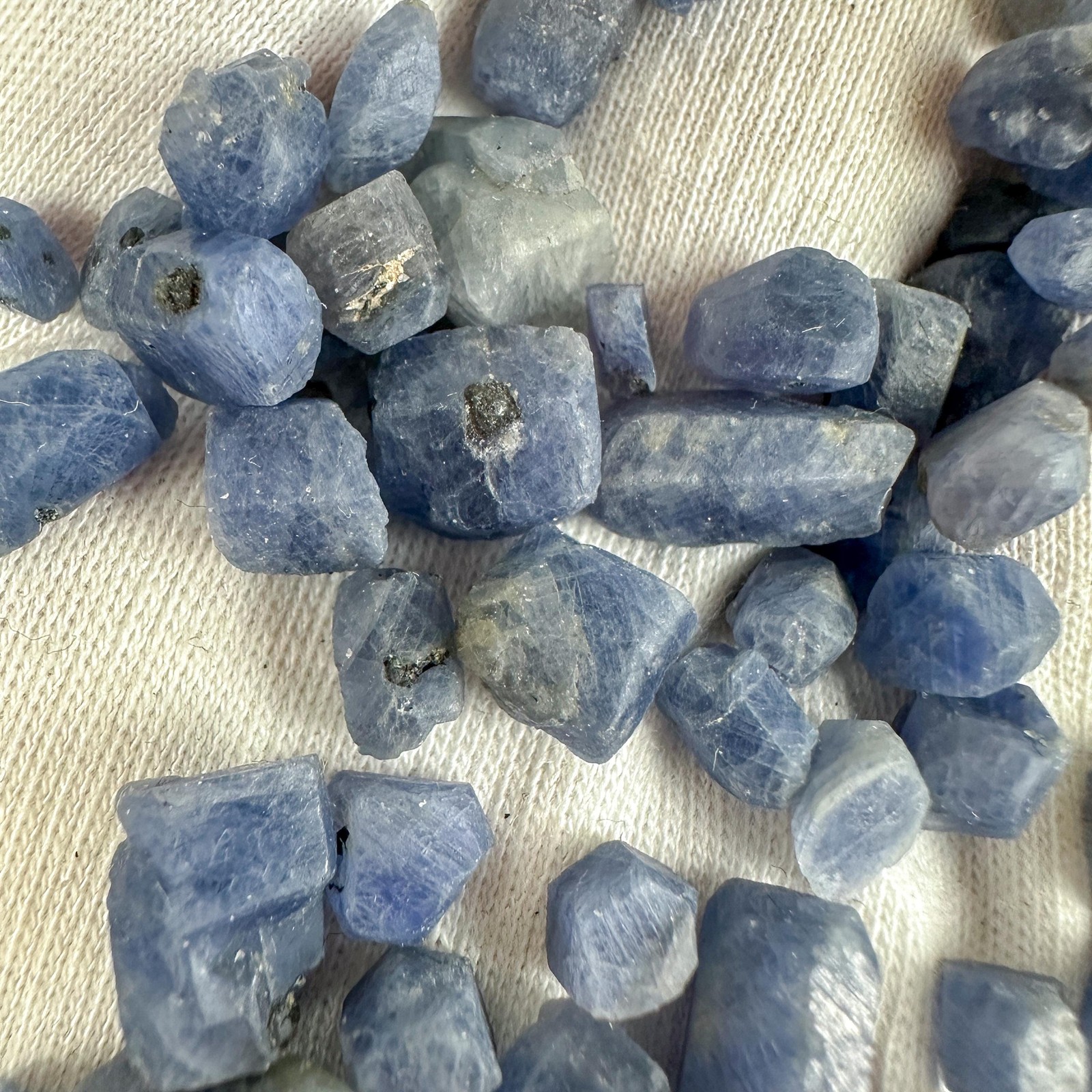 Natural Raw Blue Sapphire Crystal / Prosperity / Astrology