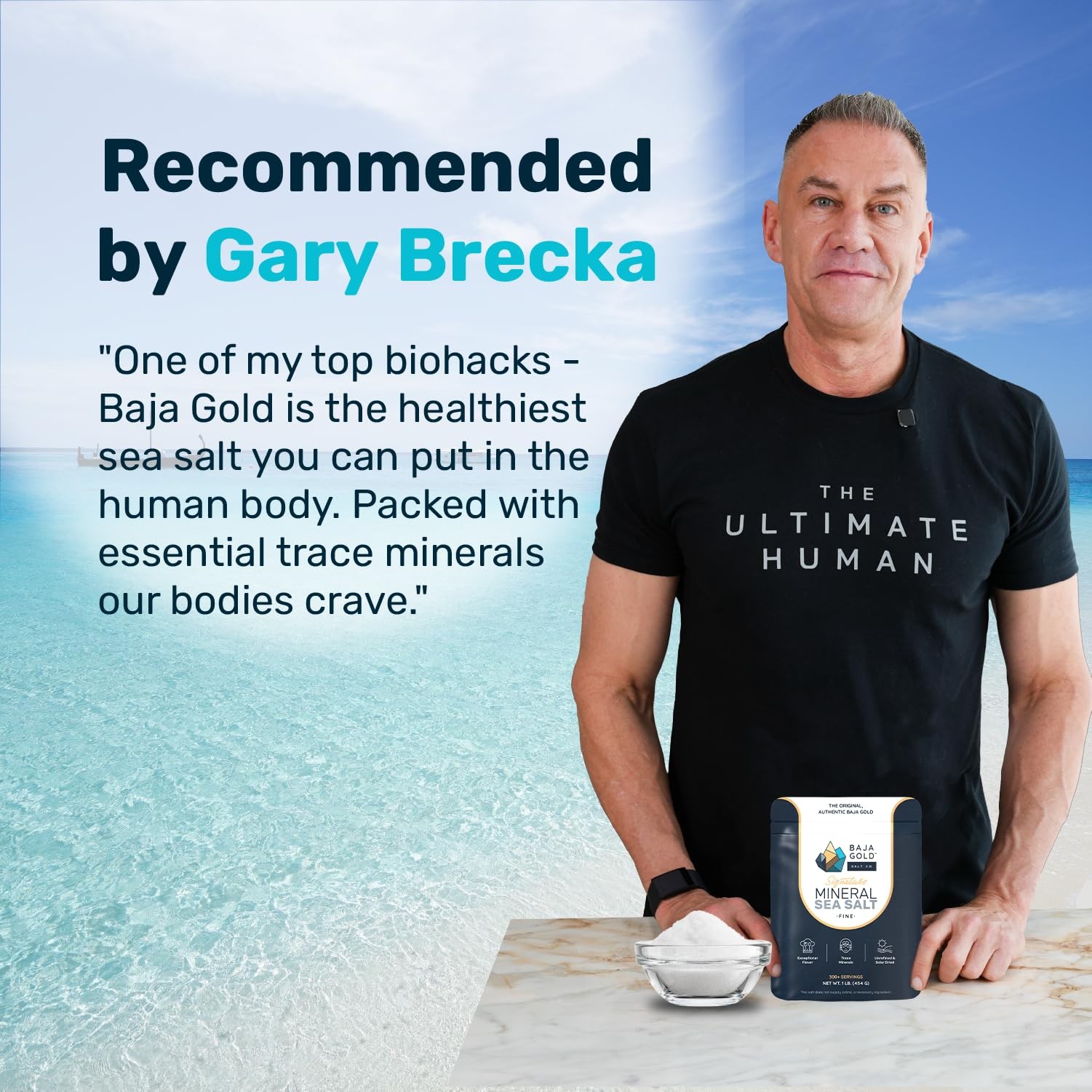 Baja Gold Signature Mineral Sea Salt – Recommended by Gary Brecka – Authentic
