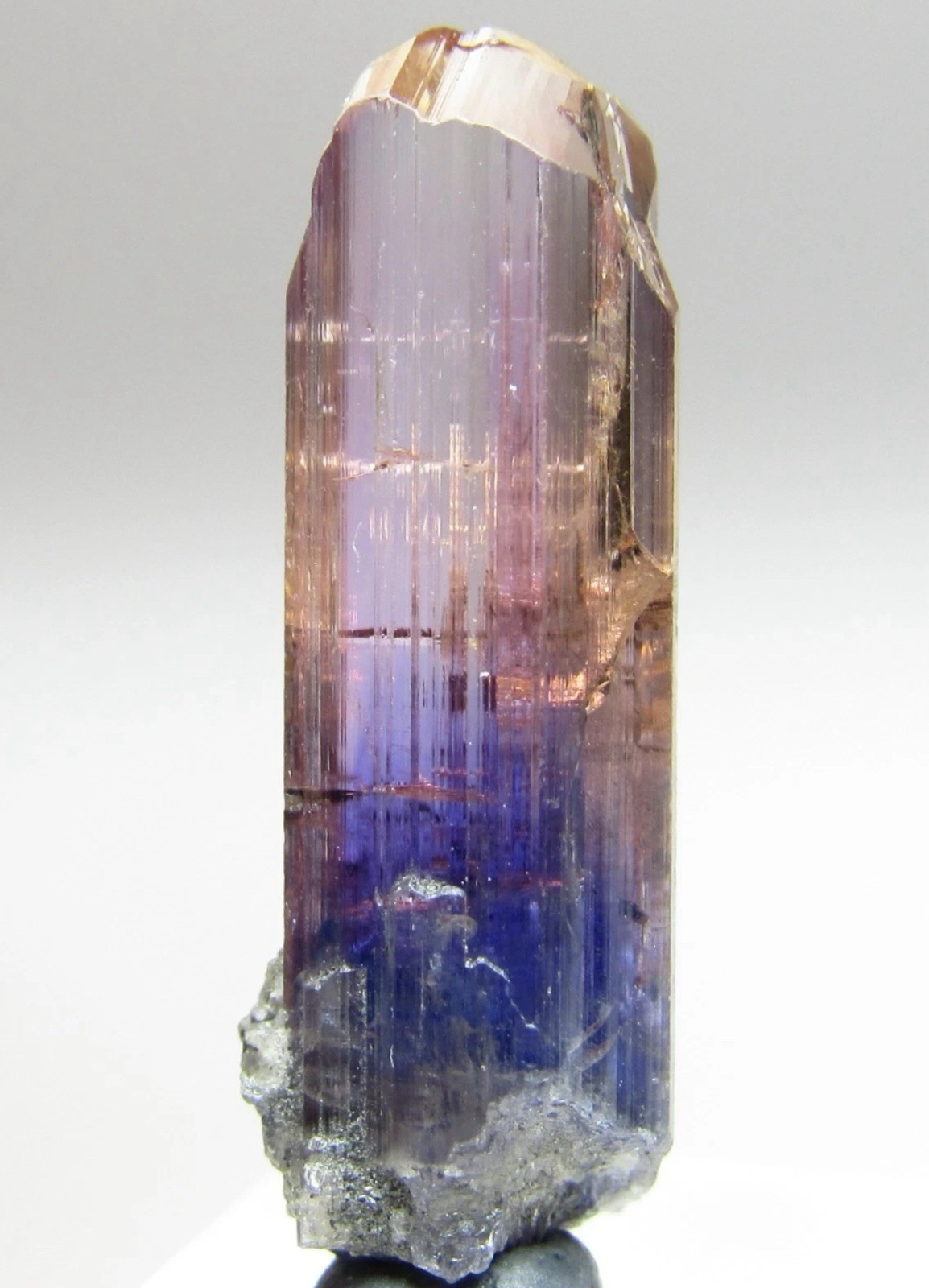 MIRACULOUS ULTRA RARE UNHEATED FANCY COLOR GEM TANZANITE CRYSTAL!!! TANZANIA