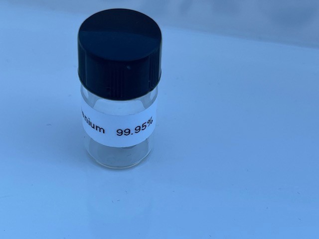 Ruthenium 1 gram pellets, Produced by SMT of Austria!