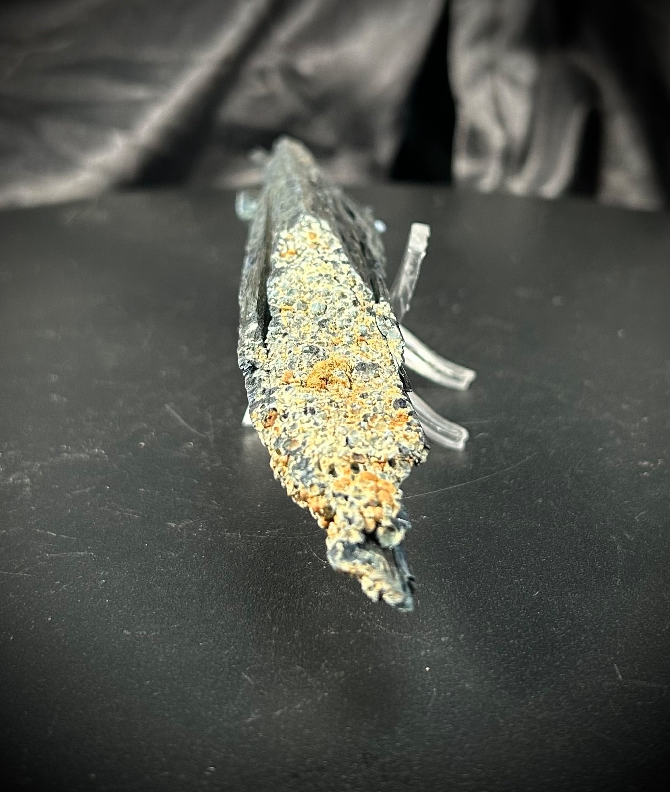 6″ Rare Vivianite Specimen With Acrylic Stand 2.6oz