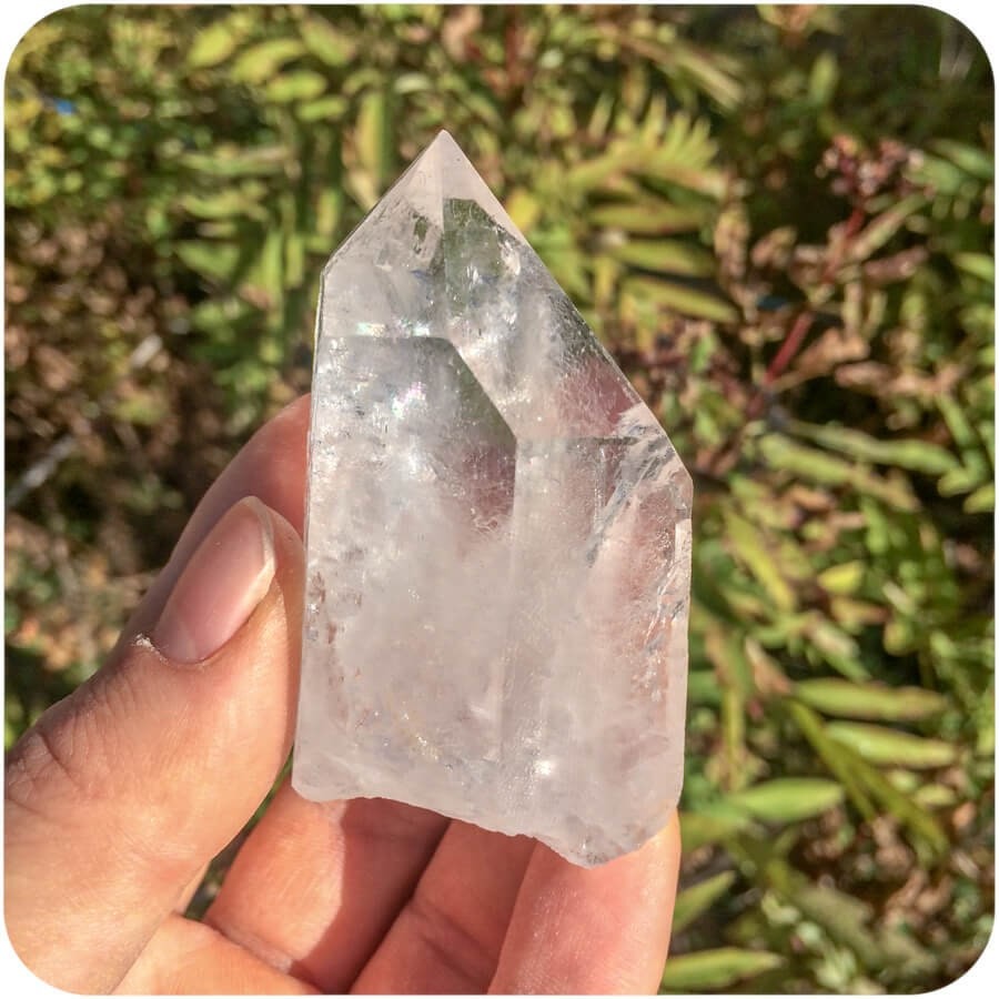 Raw Clear Quartz Point / Protection / Cleansing / Chakra Balance / Energy