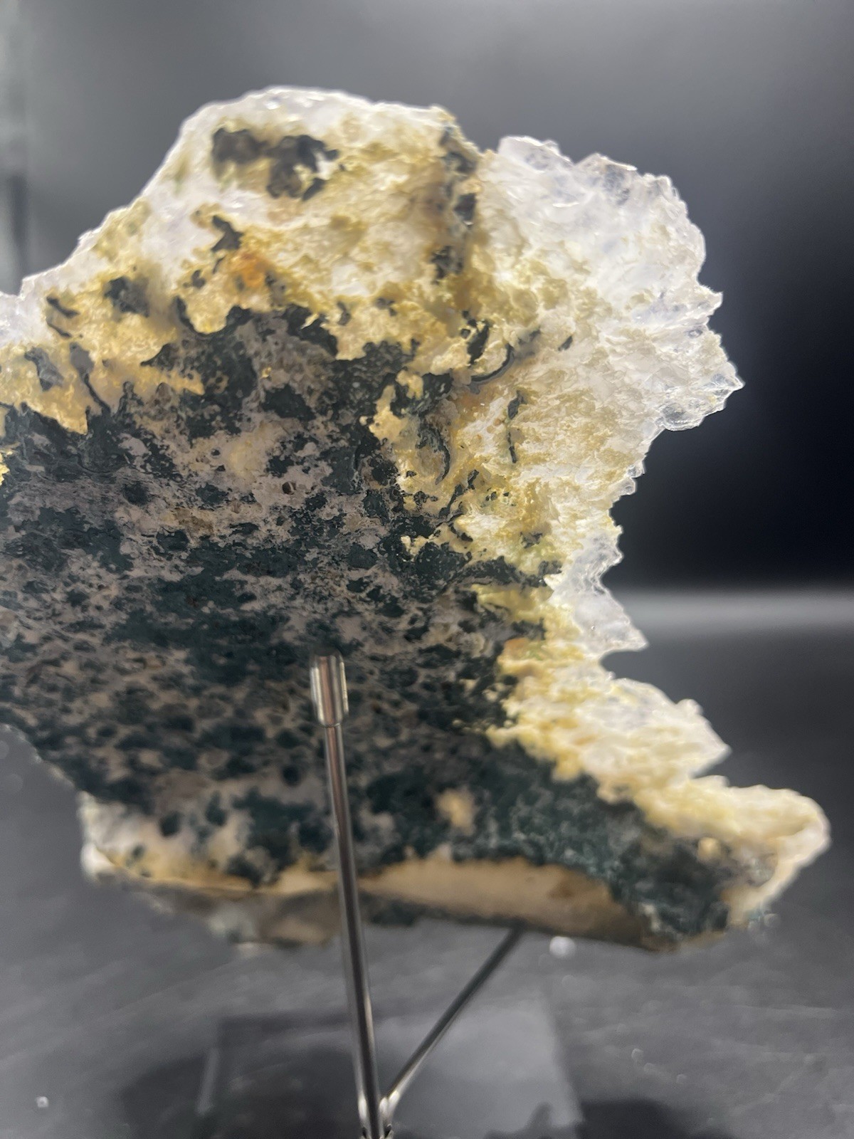 Large Natural 1.3 LB Multicolor Zeolite W/ Stand!Crystals ,Minerals,Home Decor