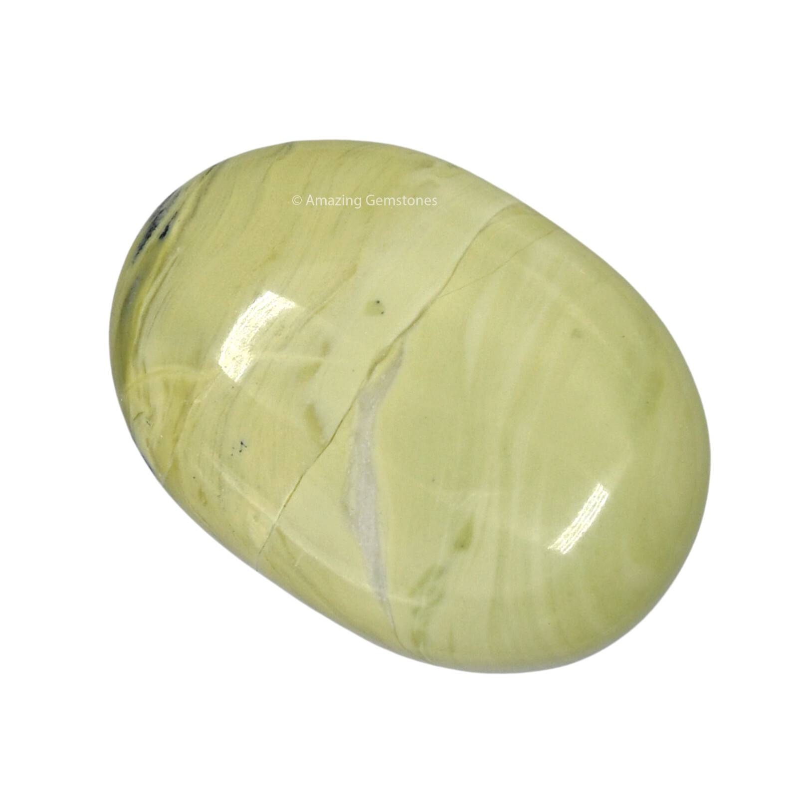 Serpentine Crystal Palm Stone
