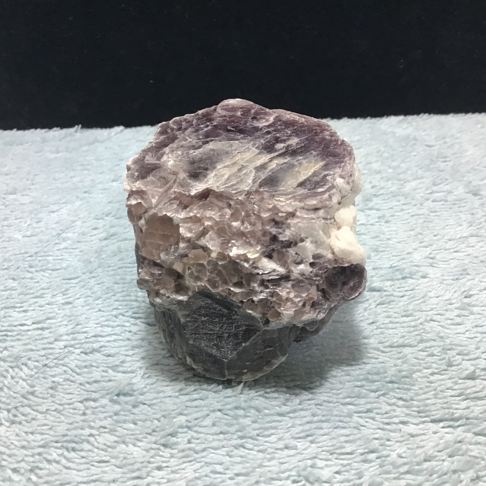 Purple Lepidolite Mica Specimen A Type Of Mica Lilac-Gray Coloring.