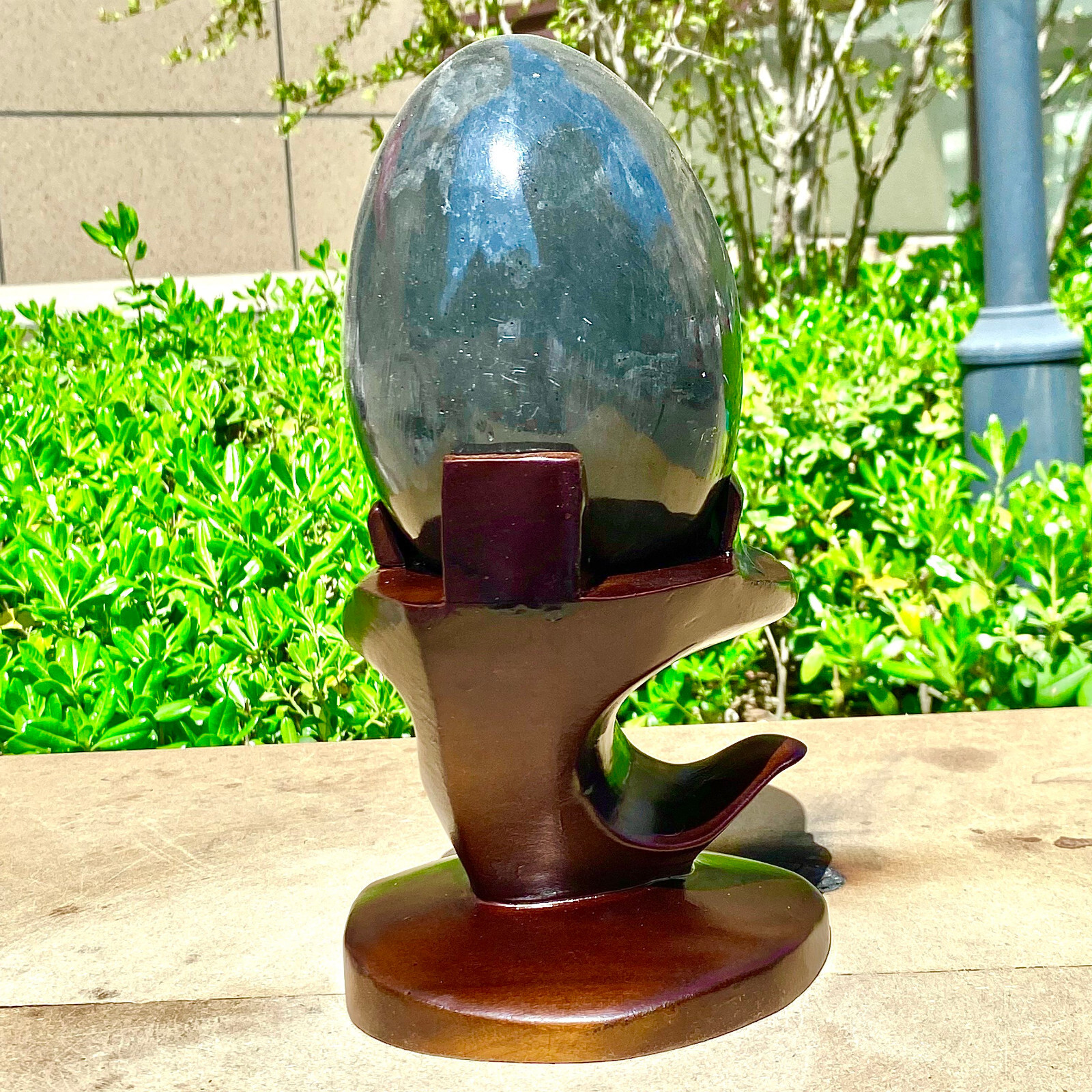 4.99LB Rare Uruguayan amethyst dragon egg cave decoration+base