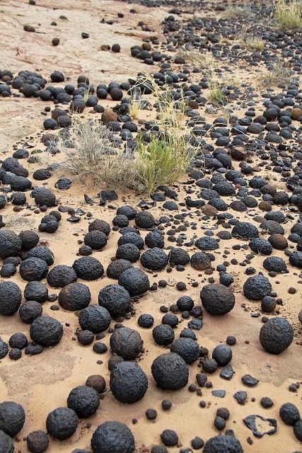 Moqui Marbles • Iron Concretions • One Pair, About 1.50″ diameter