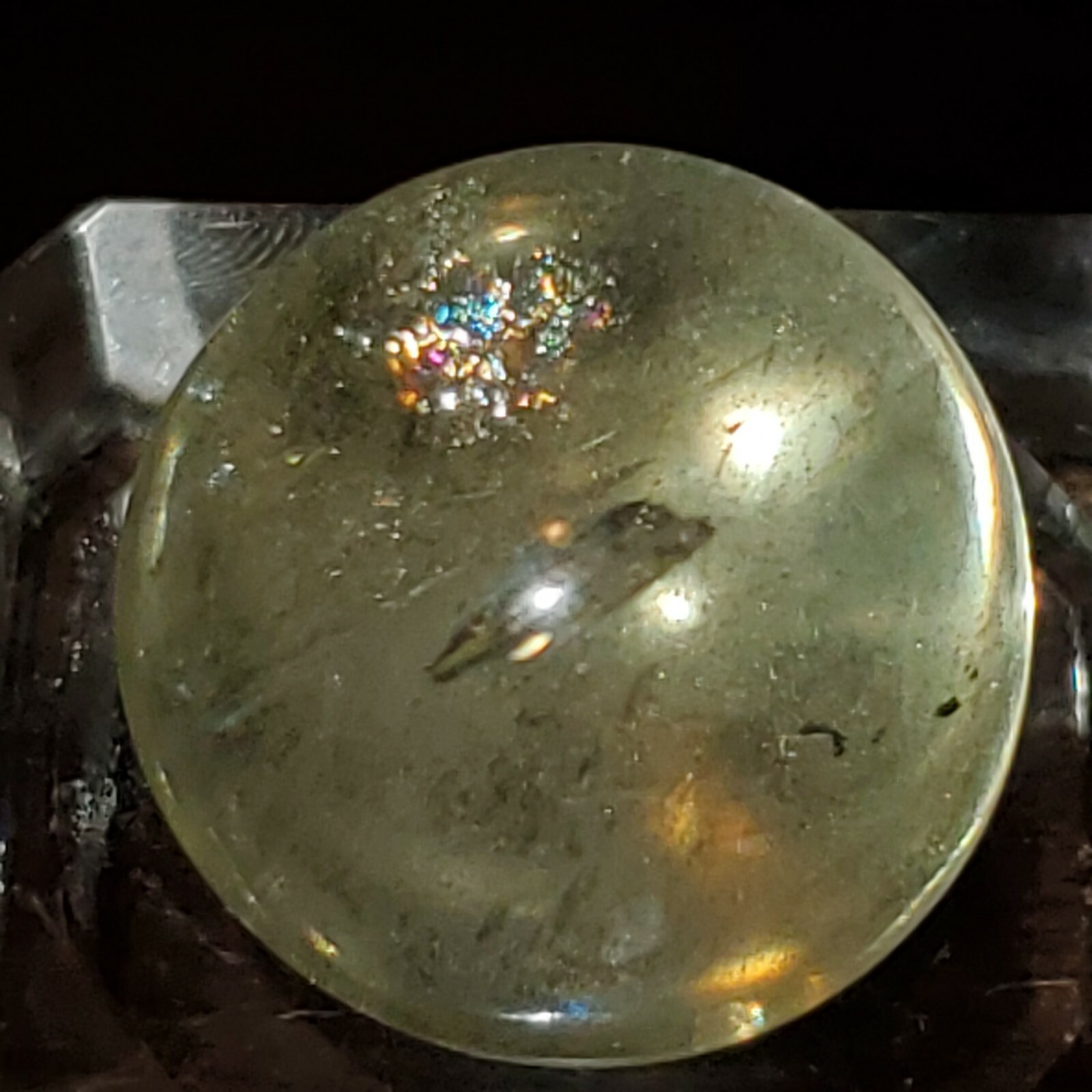 Citrine Sphere Ball Orb Marble 19.3mm, 11g
