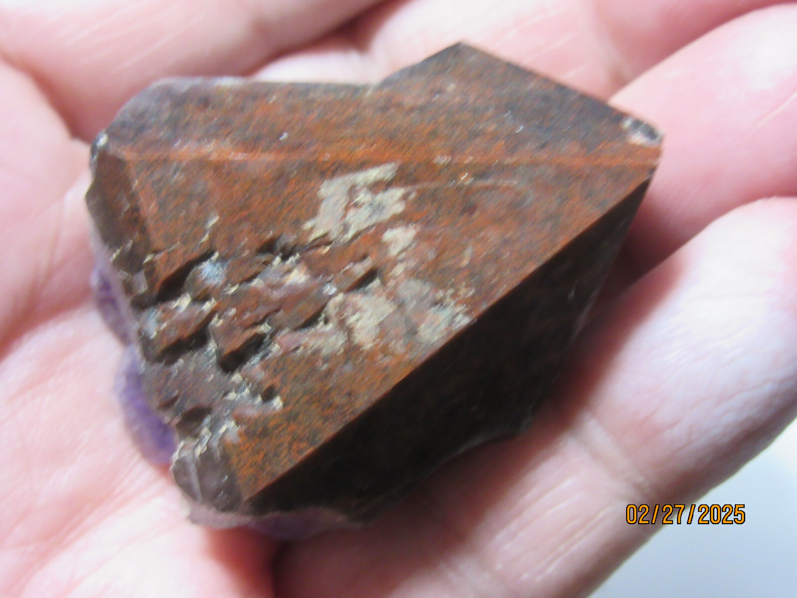 Deep Red/Purple Auralite-23 Amethyst 1 5/8″ Point Collectible DRPADP-5s