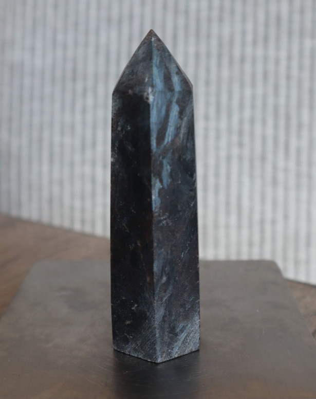 ARFVEDSONITE WITH GARNET POINT BUNDLE (9) POINTS INCLUDED/ OVER 2 LBS