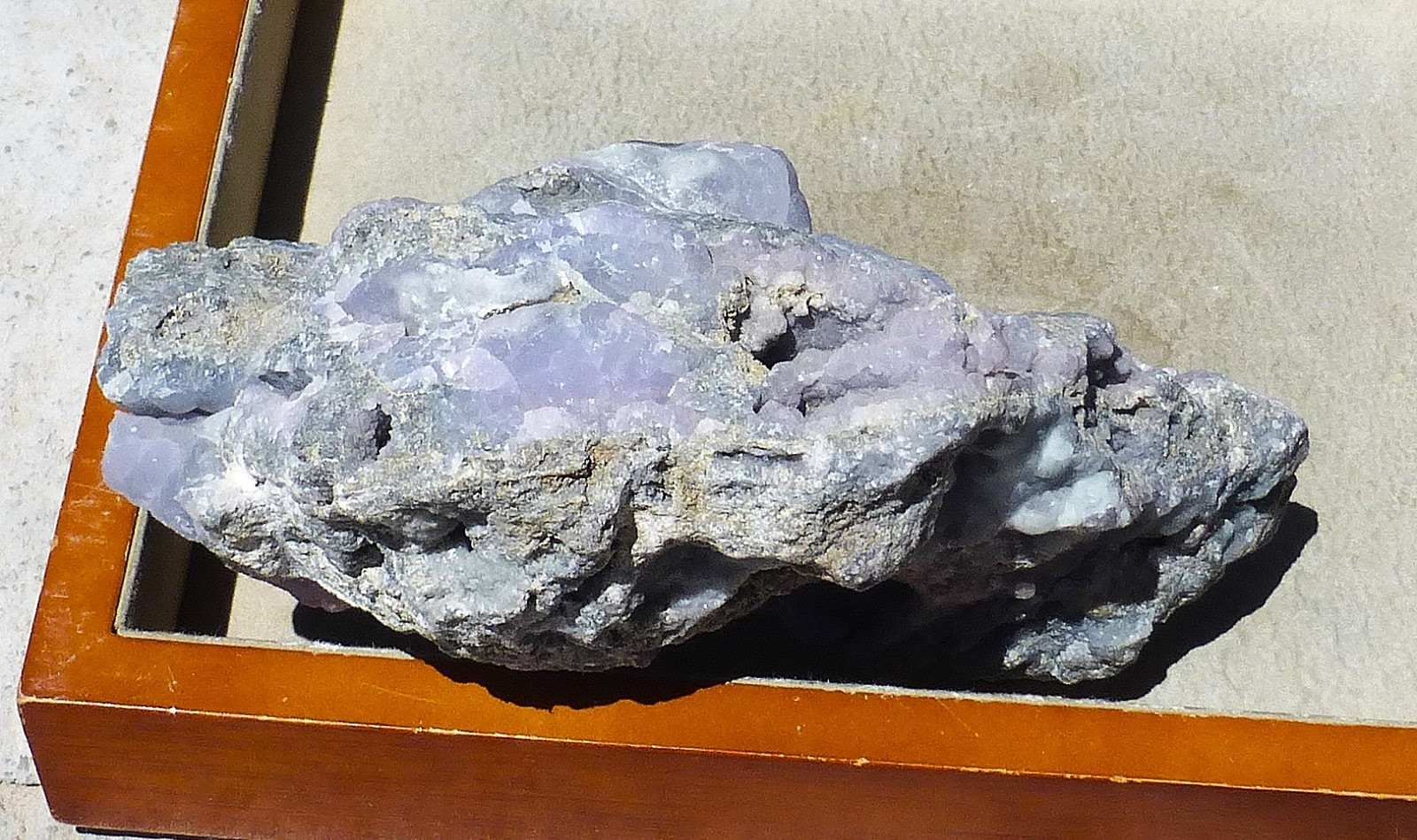 LARGE Purple Smithsonite specimen from El Refugio Mine Mexico 2-lb. 3.6 oz.