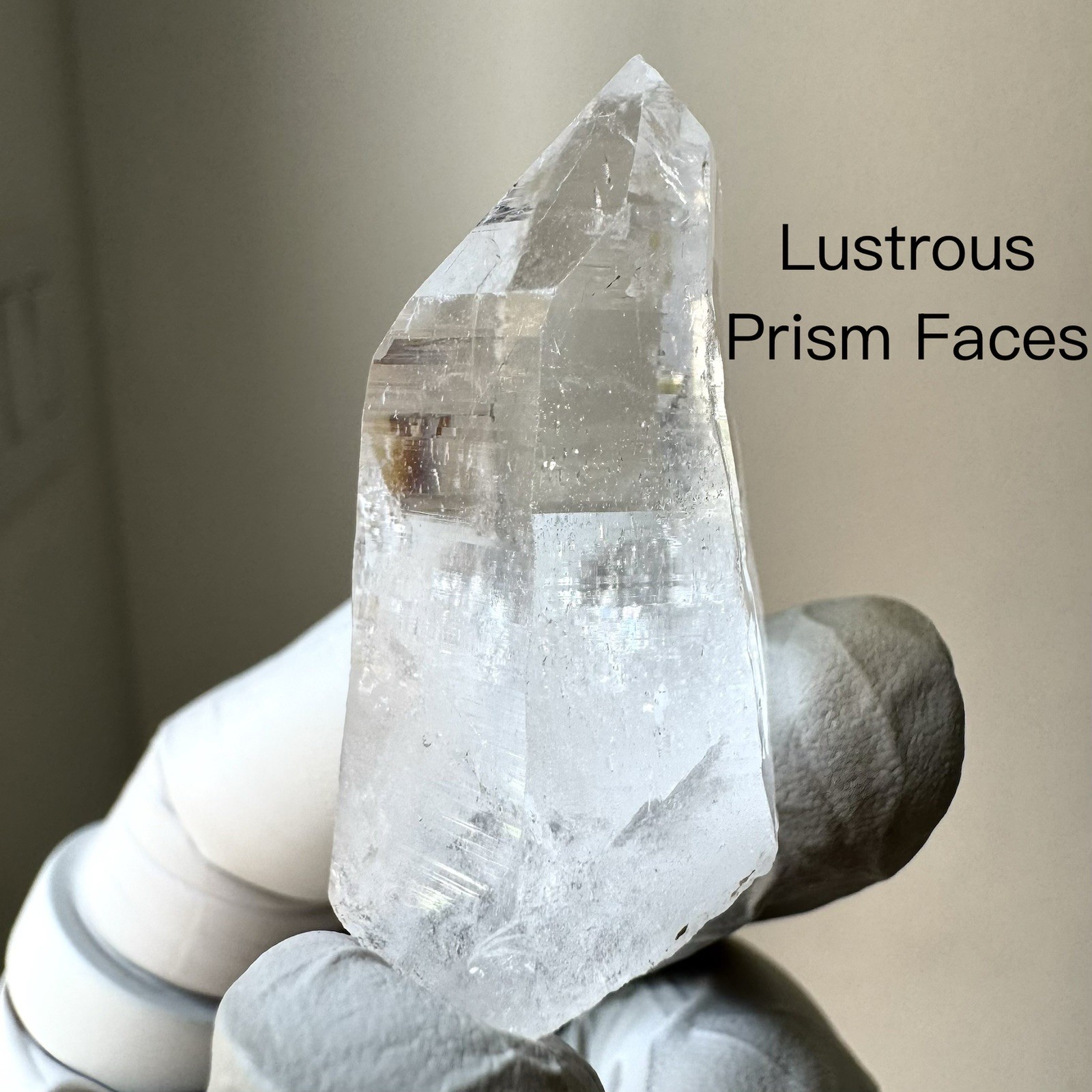 Ganesh Himalayan Quartz Nepal High Clarity Dense Akashic Lemurian Lines Crystal
