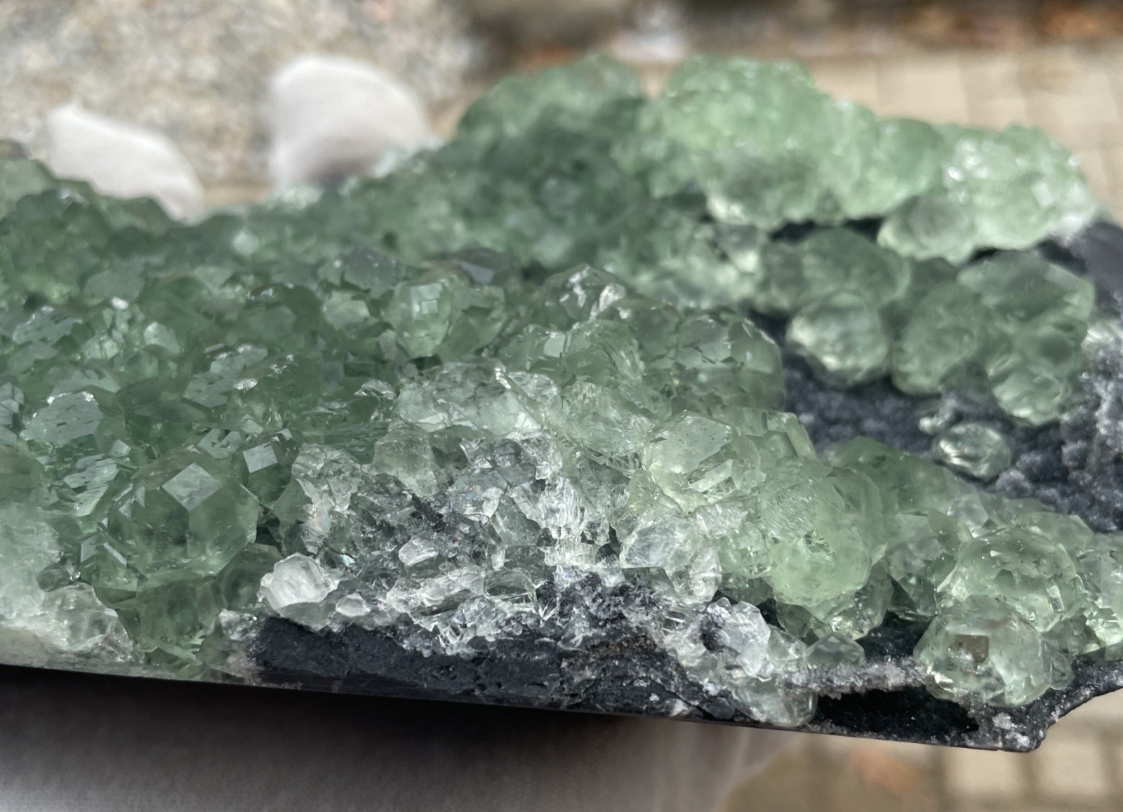 1152g, Transparent Green, Fluorite, Yiwu Co., Zhejiang Province, China