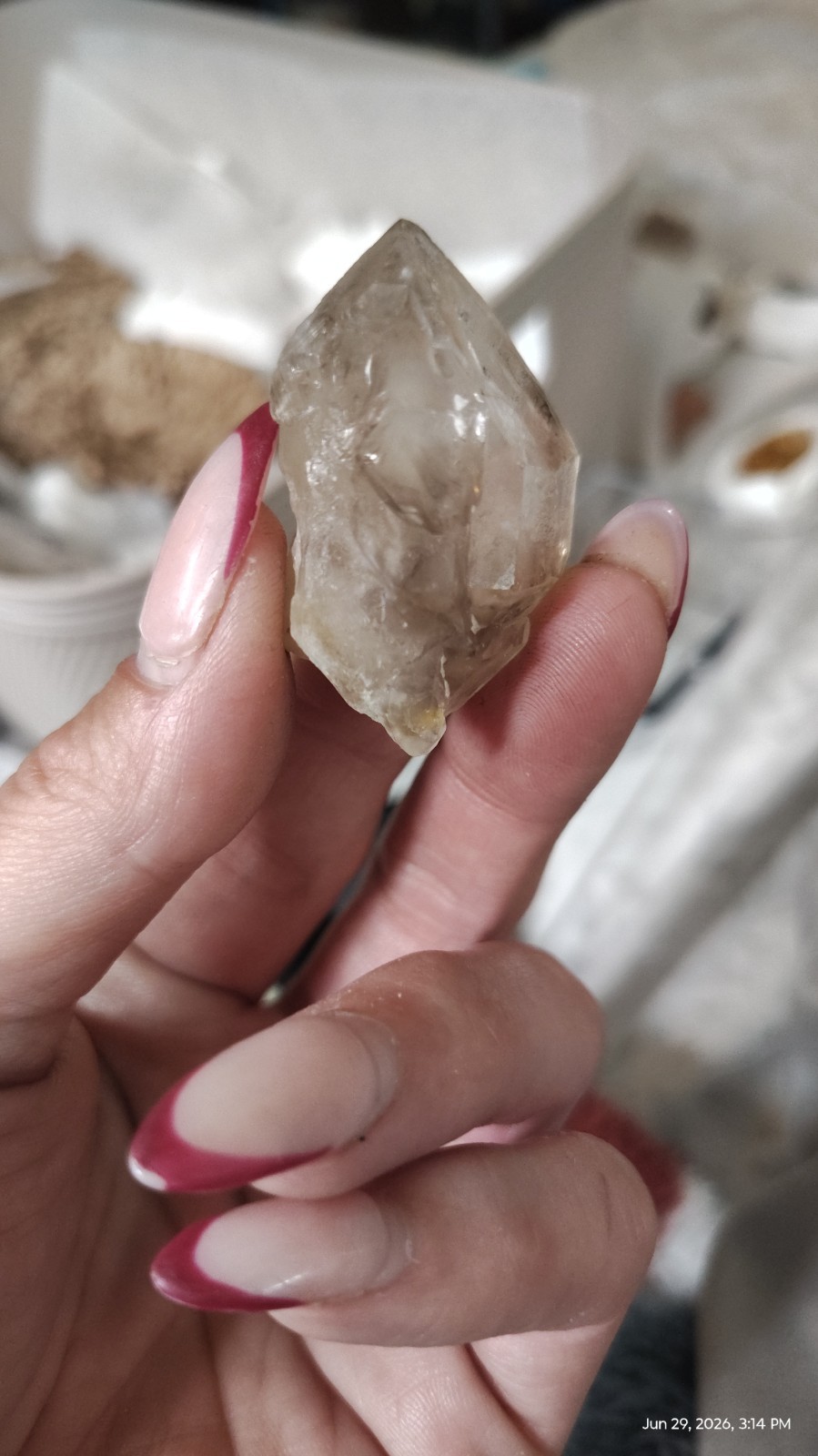 52.84g BG3 Smoky Elestial Quartz Crystal – Piauí, Brazil