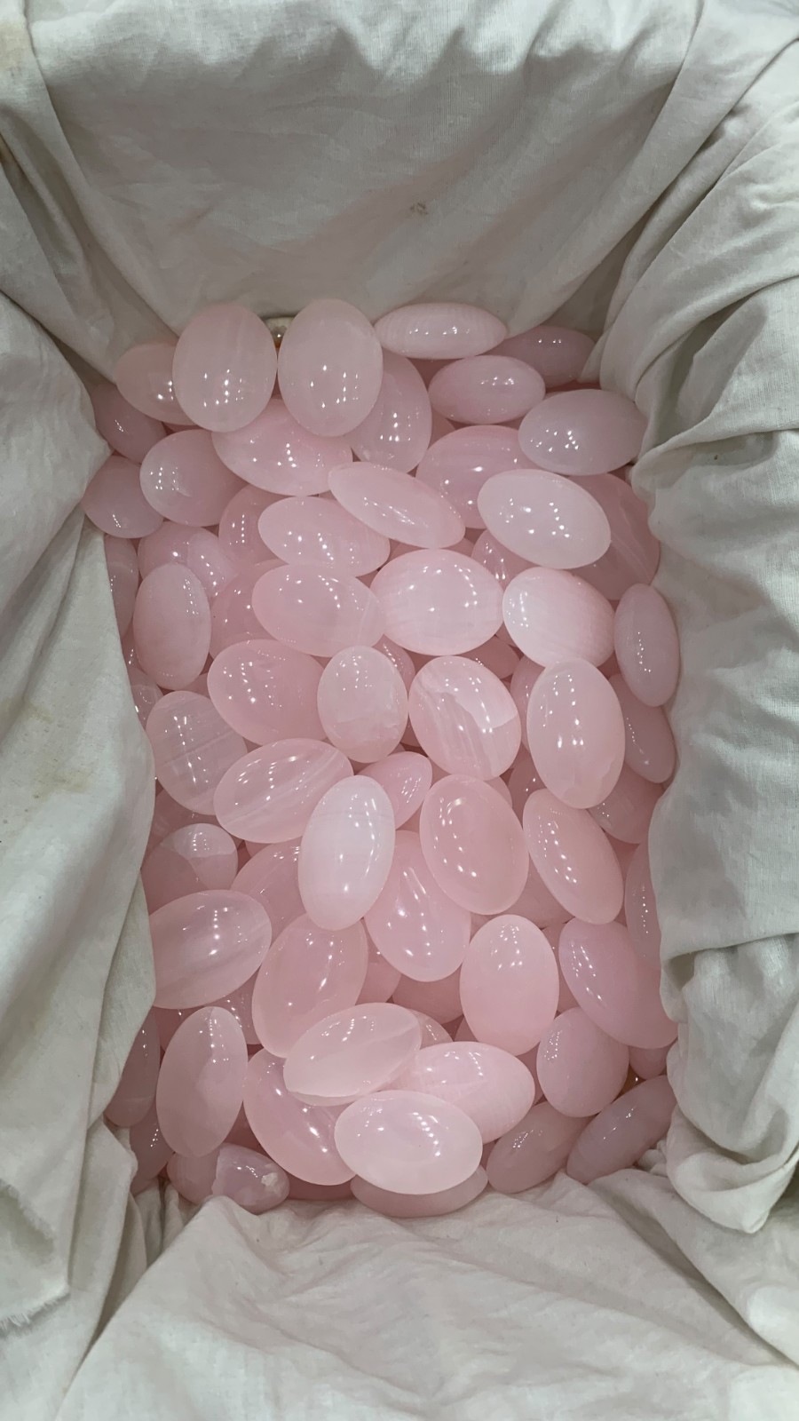12KG Top Quality Pink Calcite Palm Stones Lot Natural Healing Crystal Wholesale