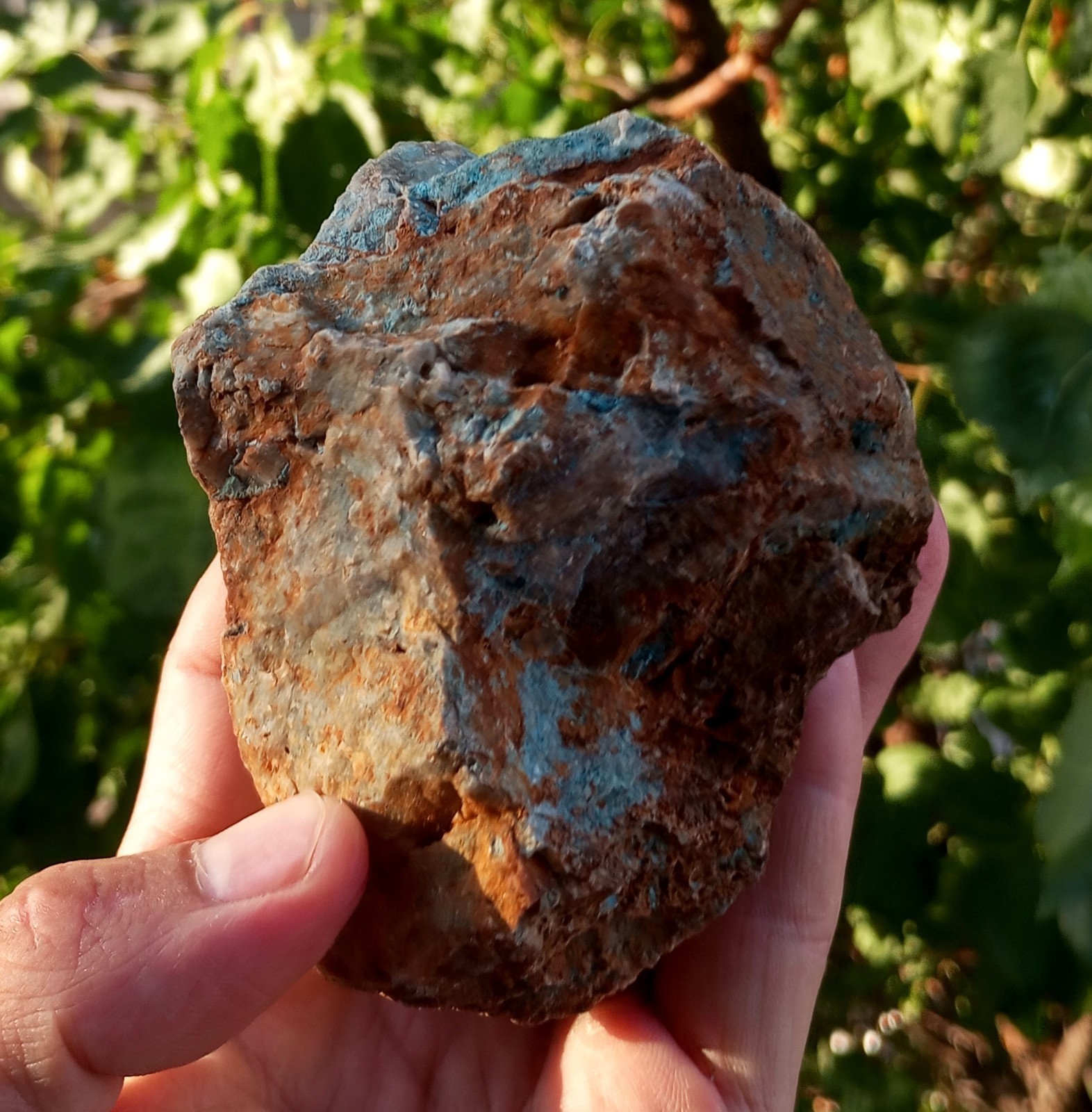 Gorgeous Colors Blue Laterite Cobalt Ore
