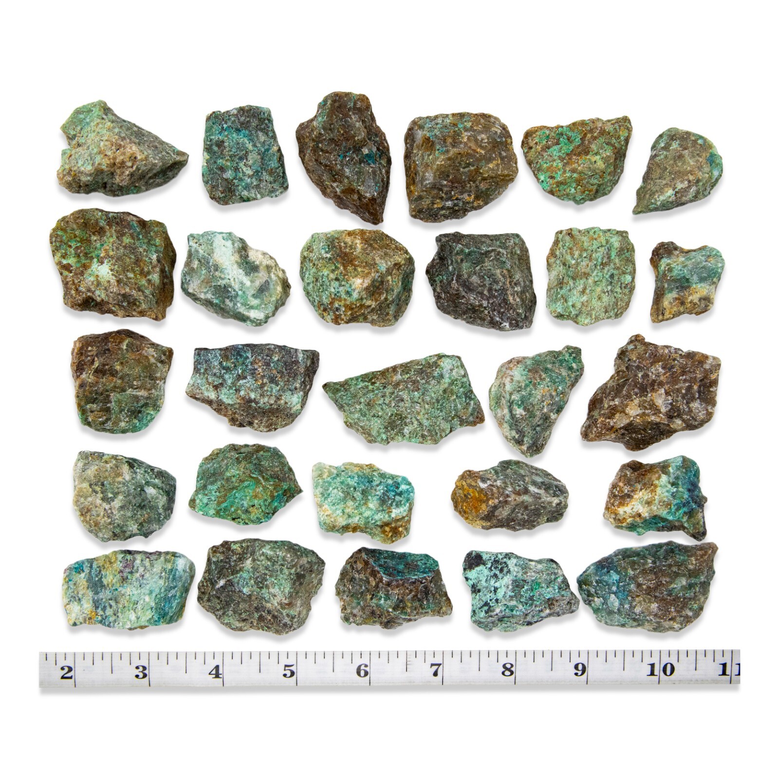 Rough Chrysocolla Crystals – Bulk Raw Gemstones – Healing Crystals from Brazil