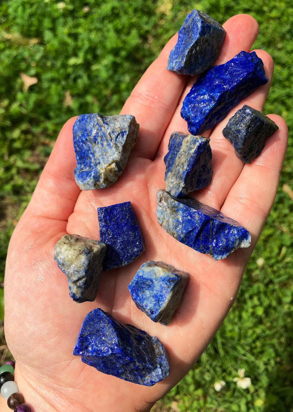 Natural Lapis Lazuli Raw Stone Crystal Mineral Specimen Healing Energy Gifts