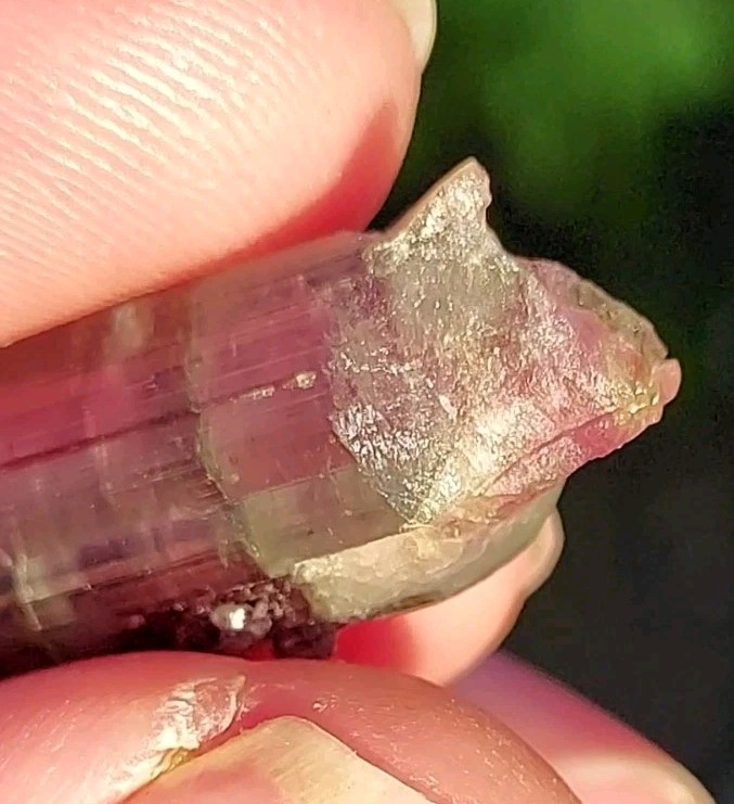 ULTRA RARE BURKHARD’S POCKET TOURMALINE NO REPAIRS PEDERNEIRA MINE BRAZIL