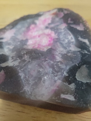 Cut Polished Dyed Pink Agate Geode