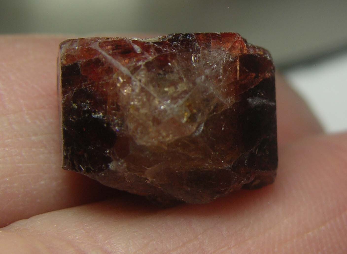 #11 Afghanistan 36.85ct Natural Octagonal Brownish Red Zircon Specimen 7.3g 15mm
