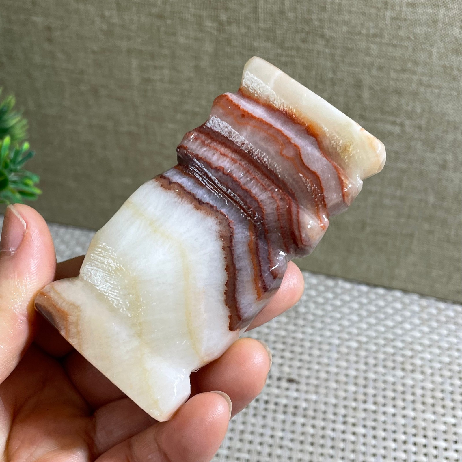 124g Pork Stone Ore Stones Crystal Specimens Healing Home Decoration