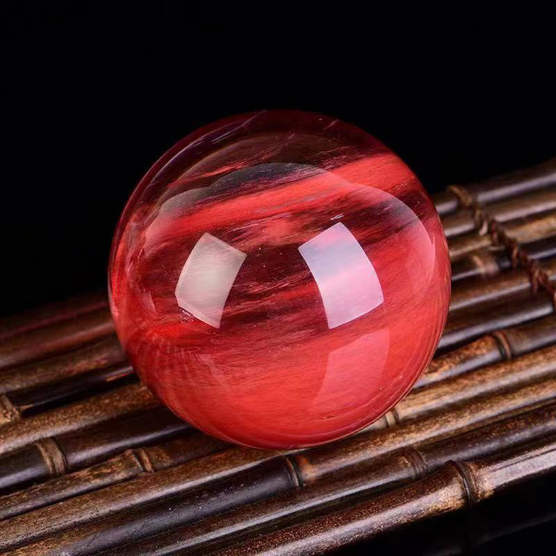 Natural Clear Rose Quartz Crystal Orb Ball Healing Energy Stone Sphere W/ Stand