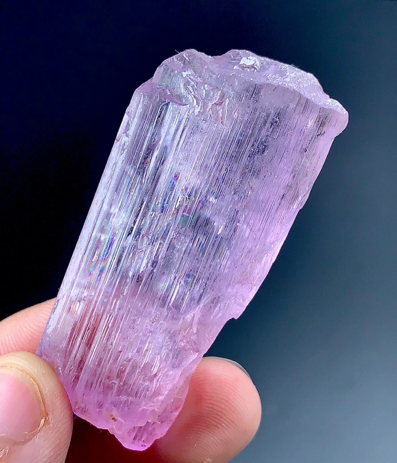179 Carat Natural Kunzite Crystal Specimen From Afghanistan