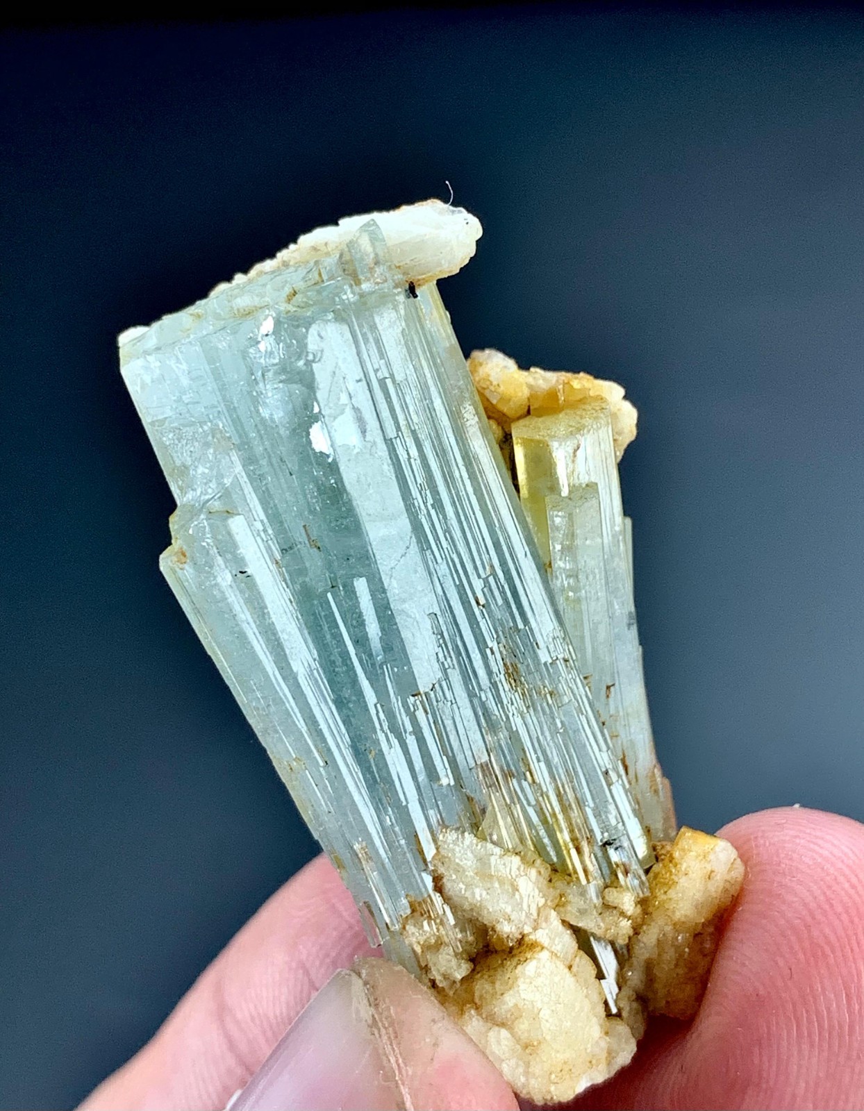 76 Carat Aquamarine Crystal Specimen From Pakistan