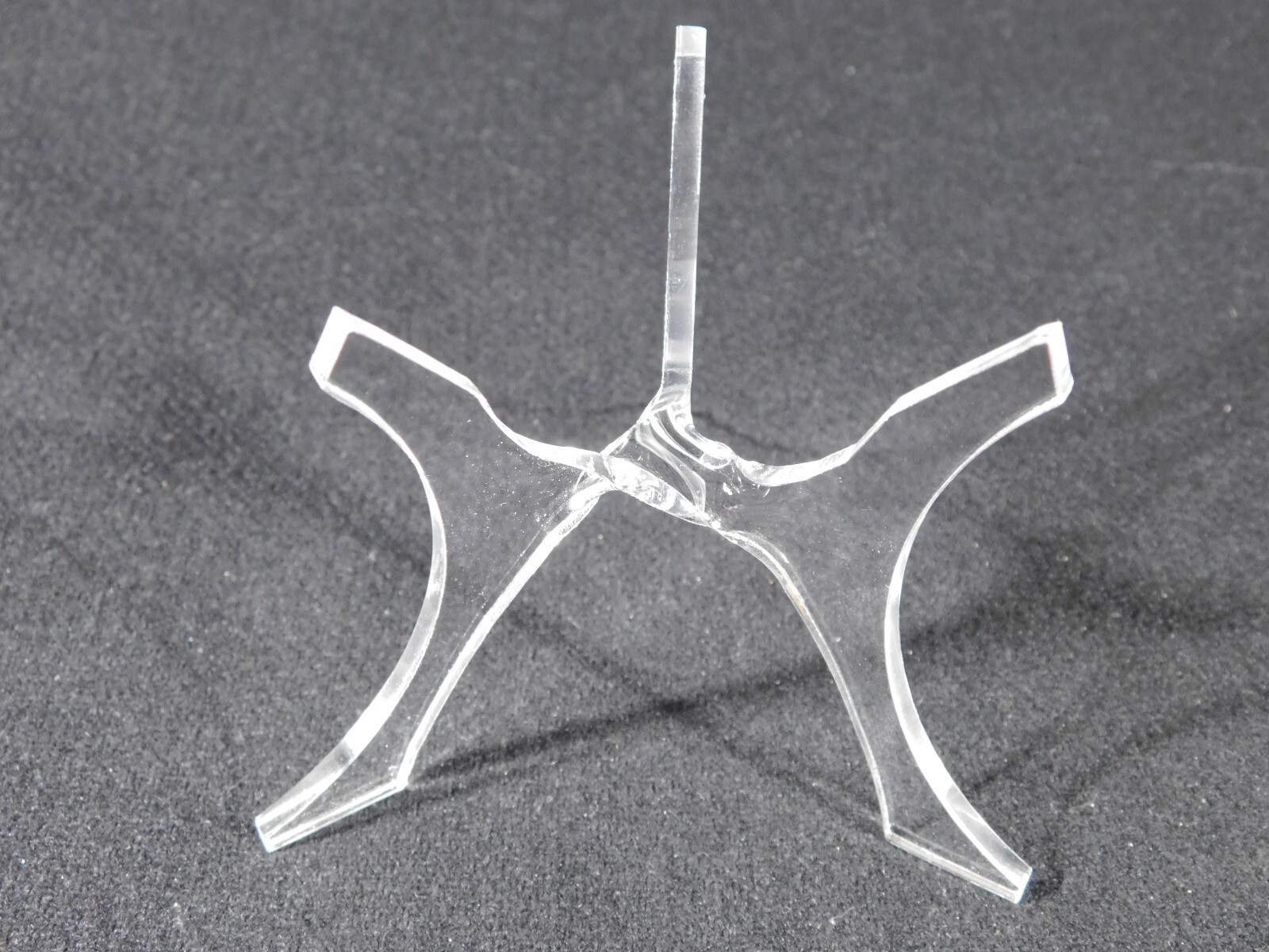 Sphere Display Stand Three Post Clear Lucite Large Size TT13