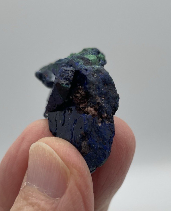 ~ 1 5/8” high x 1 1/4” x 3/4” depth, AZURITE, Milpillas Mine, Mexico