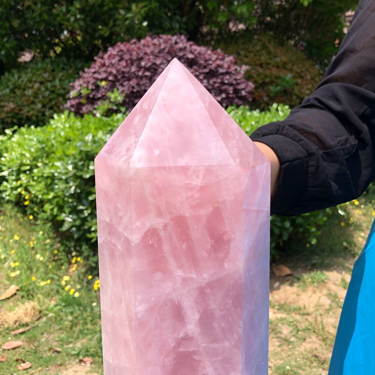 12.76LB Large Natural Powder Crystal Column Wand Obelisk Mineral Healing 5055