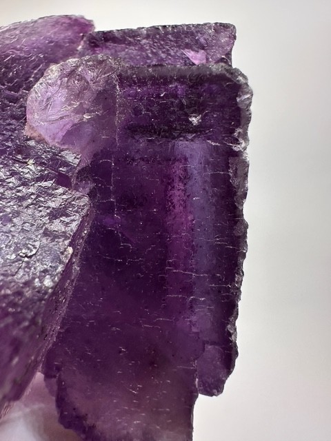 Large Clear Purple Fluorite Specimen – Hastie’s Quarry, Cave-In-Rock, Illinois