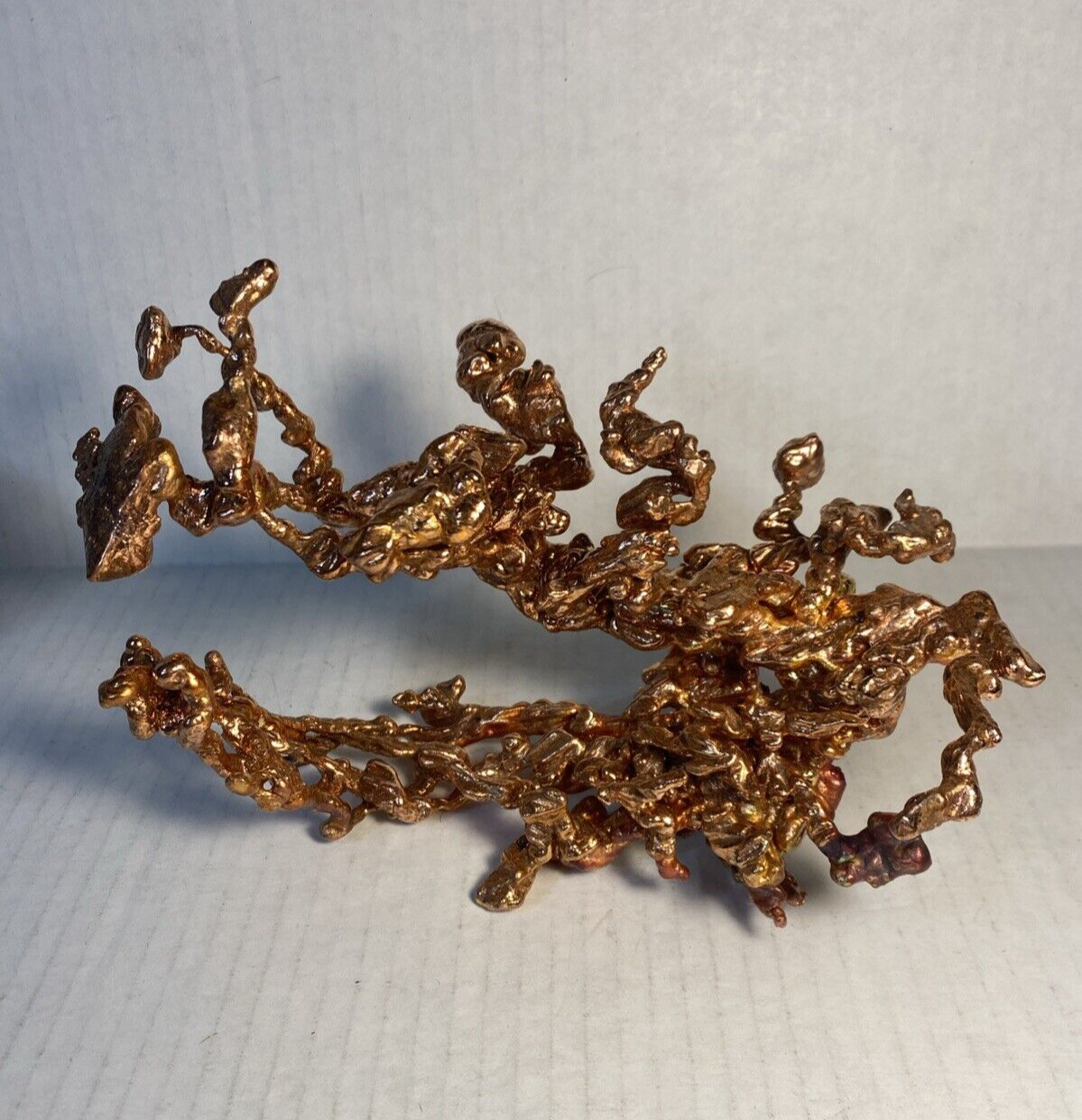 Copper Cluster 2 Lb 13.1 oz. 9 1/2″ x 6″ x 6 1/8″ Splash Specimen Michigan