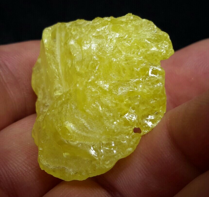 36mm SULPHUR CRYSTAL from El Desierto Mine, San Pablo de Napa, Bolivia