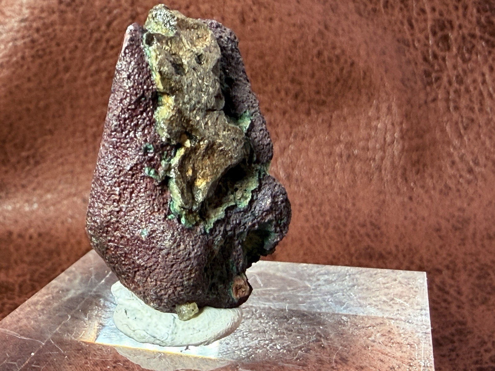 Natural Oxidized Green Glacial Float Copper with Buffed Finish, Michigan 58 g