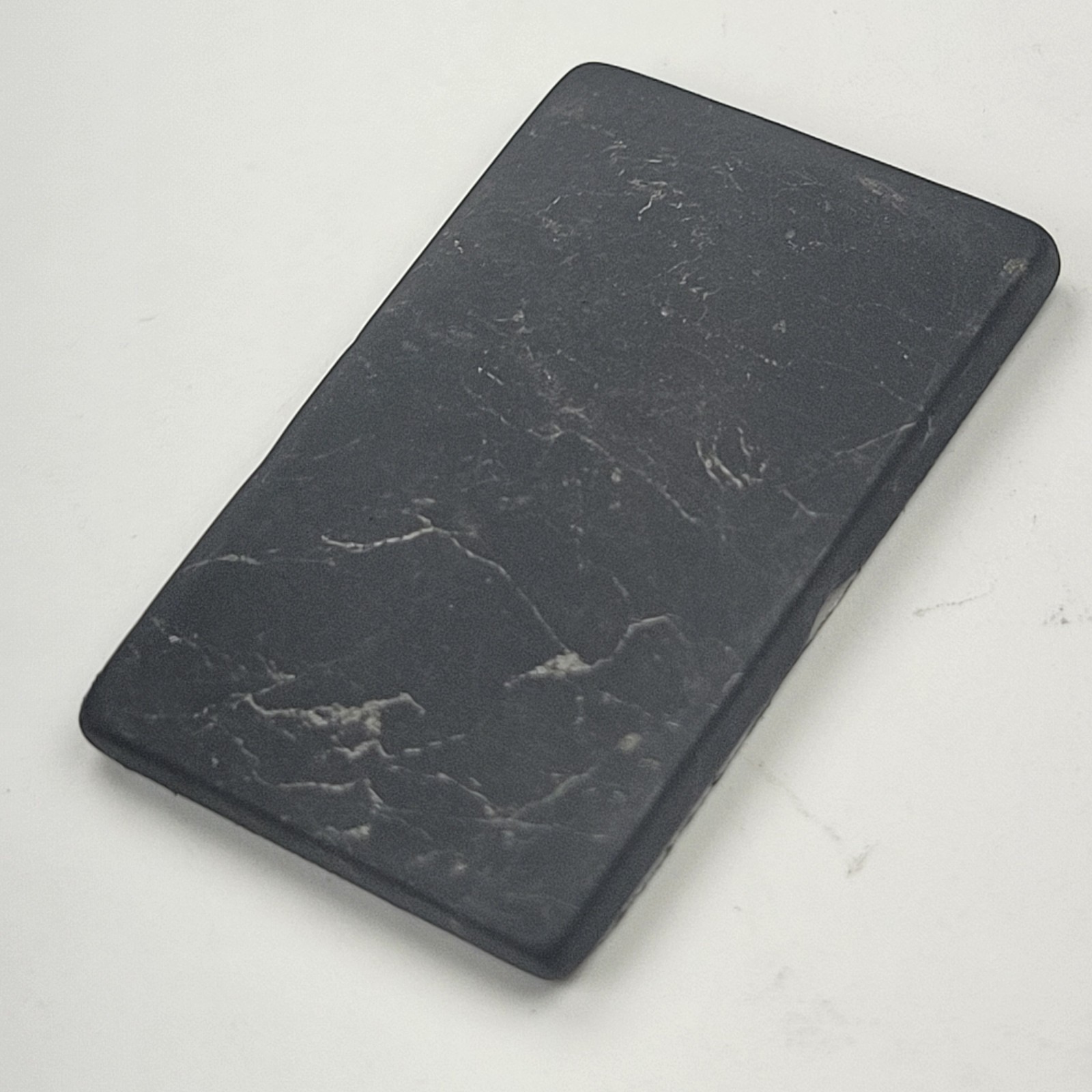 SHUNGITE Stone EMF Protection Plate Sticker for Cell Phone 20 x 30 mm UnPolished