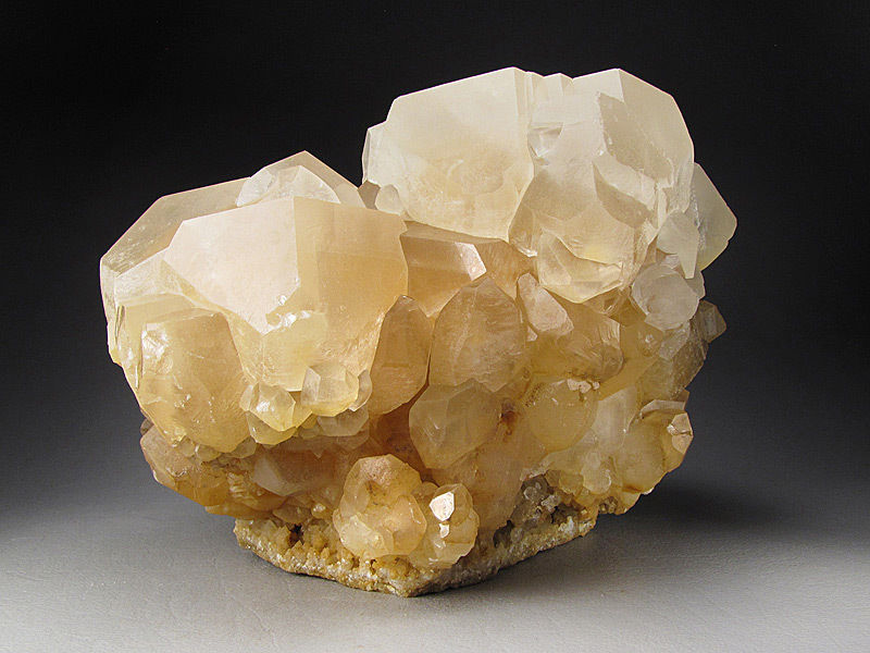 KB: LARGE CABINET BRIGHT FL WHITE CALCITE XLS & PHOS. FROM HUNAN PROVINCE, CHINA