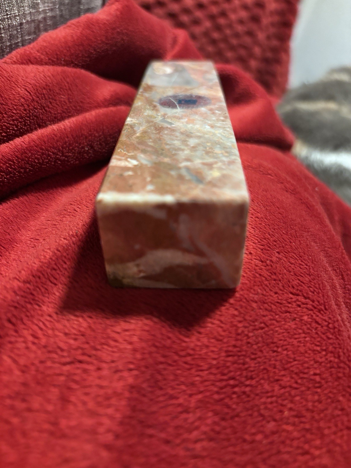 Natural Maligano Jasper Tower Or Paper Weight Made In Pakistan 14.2oz 6×1.25×1