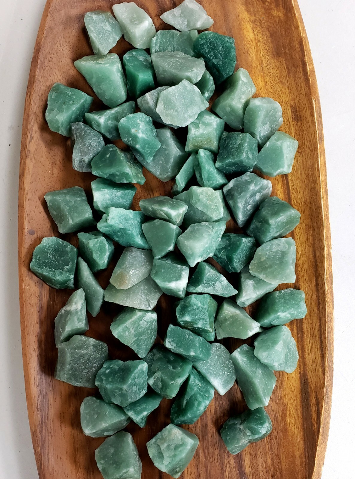 Green Aventurine Crystal aka Green Quartz Bulk Wholesale Crystals from Brazil